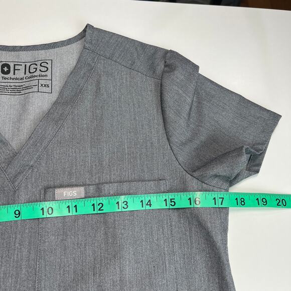 Figs Scrub Set Women’s Zamora Jogger Pants XSP Catarina Top XXS Graphite Gray - Picture 8 of 15